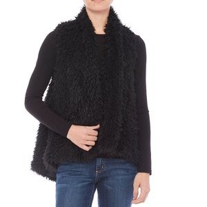 Black Sherpa Vest